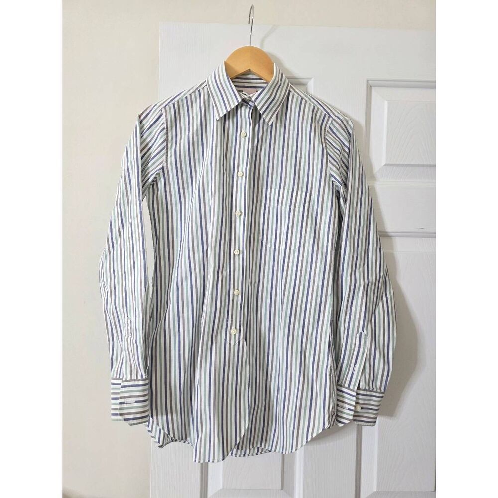 Ann mashburn boyfriend shirt in Stirped S